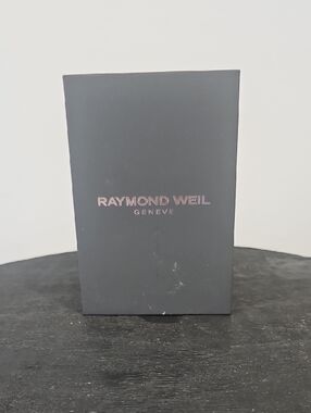 Raymond Weil Gray Box with Rose Gold Text